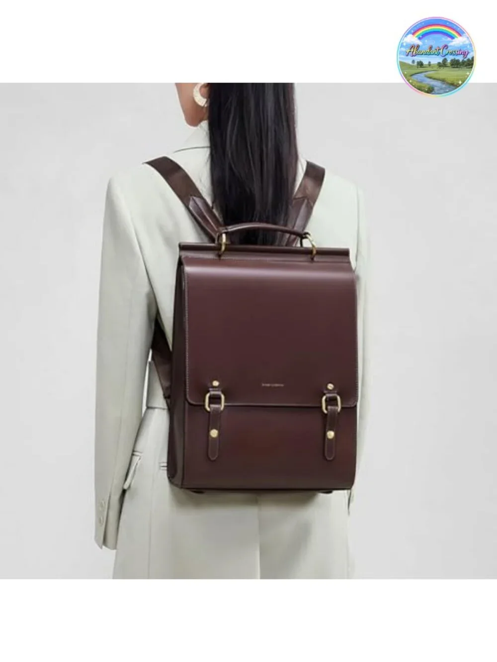 Genuine Leather Backpack Purse Travel Shoulder Bag Anti-Theft Daypack